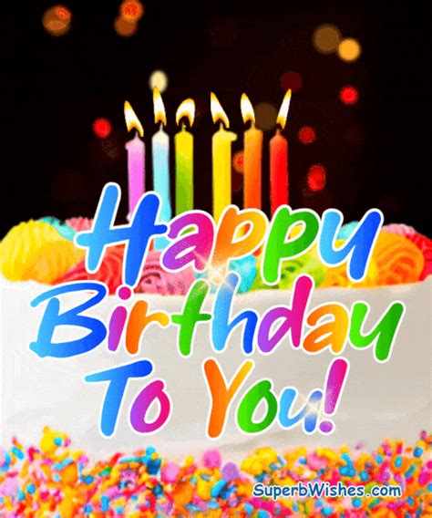 267 Free GIFs of Happy Birthday To You